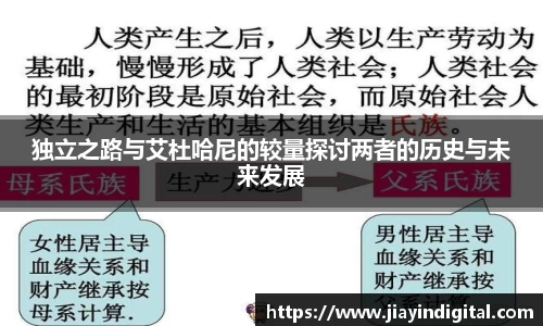 333体育独立之路与艾杜哈尼的较量探讨两者的历史与未来发展